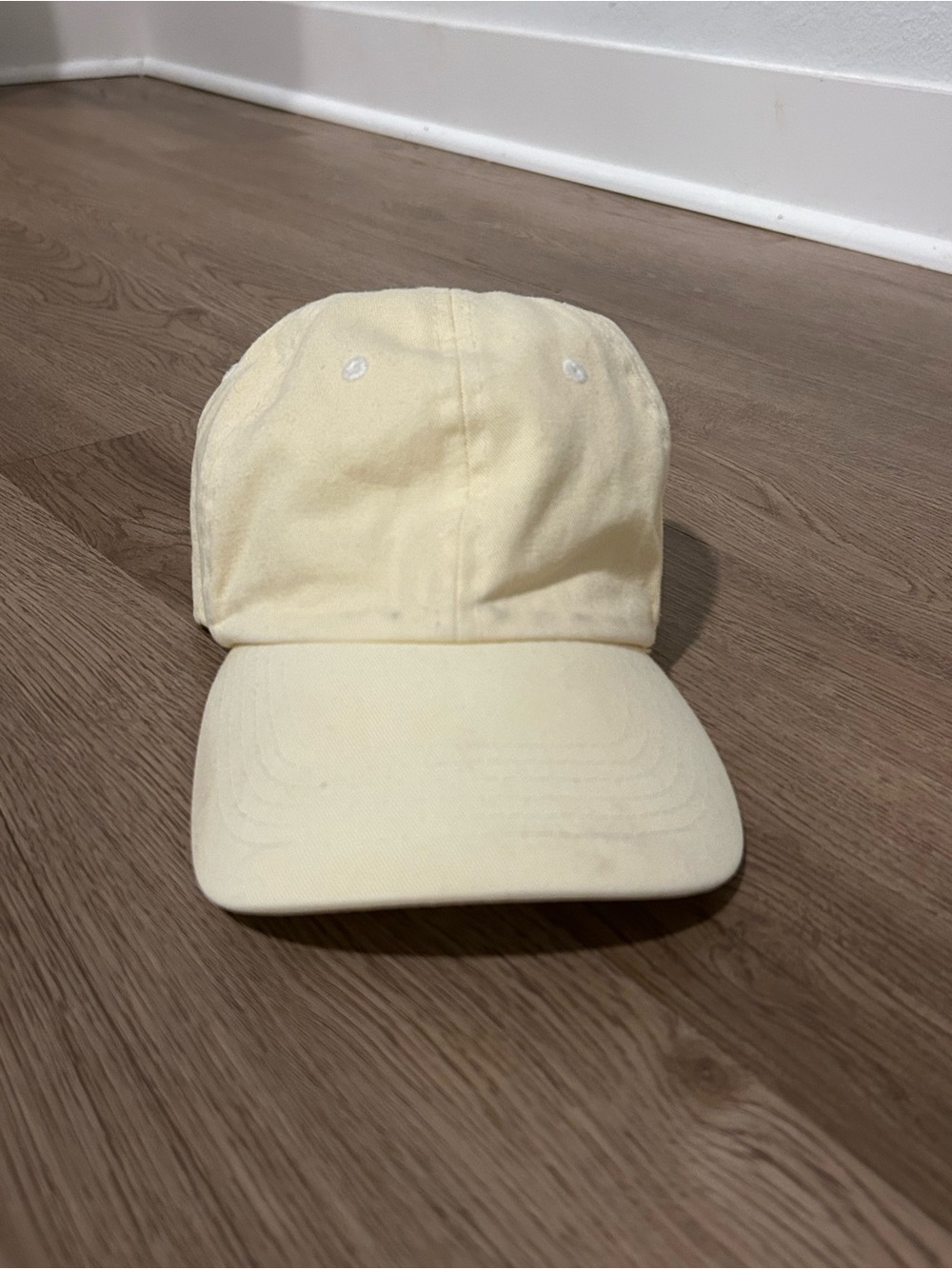 Brandy Melville Pale Yellow Baseball Cap